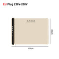 Electric Warming Tray Food Warmer Plate Foldable Portable Smart Food Fast Heating Mat Electric Warming Tray with 3 Tem Setting