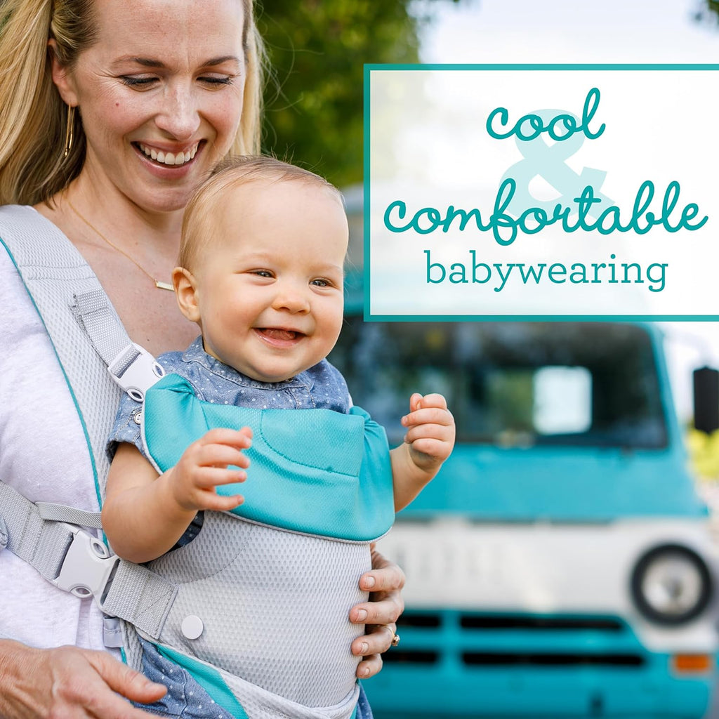 Flip 4-In-1 Light & Airy Convertible Baby Carrier, Adjustable, Ergonomic Babywearing, Registry Essential, Baby Carrier for Newborn to Toddler | Adjustable Fit, Enhanced Lumbar Support, Ergonomic Hands-Free Parenting, Registry Gift, for Newborns and Toddlers